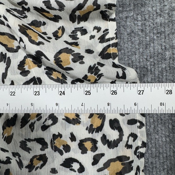 Palisades Beach Club Animal Print Scoop Neck Swim Cover-Up Top Size XL Feline - Picture 6 of 10